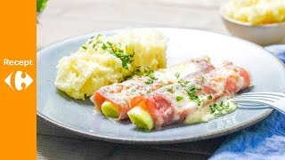 Hamrolletjes met prei en Gruyère [upl. by Gawen]