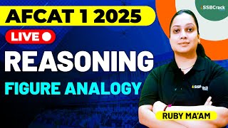 AFCAT 1 2025 Exam Reasoning Live  Figure Analogy [upl. by Perceval]