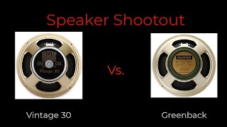 Speaker Battle Vintage 30 Vs Greenback in a Metal Mix [upl. by Laohcin]