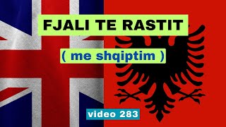 Anglisht I Fjali te rastit I Anglisht shqip perkthim I video 283 [upl. by Elsinore]