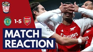 Sporting Lisbon 15 Arsenal  Match Reaction LIVE [upl. by Chaddie292]