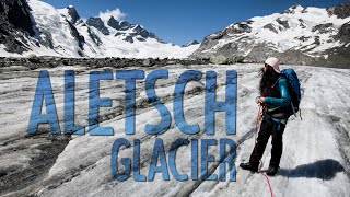 ALETSCH GLACIER TOUR JungfraujochKonkordiahütteFiescheralp [upl. by Shannon]