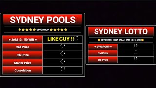 LIVE DRAW SYDNEY  LIVE DRAW SYDNEY LOTTO HARI INI 12 NOVEMBER 2024  SYDNEY LOTTO LIVE DRAW [upl. by Ratna]