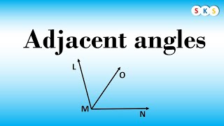 Adjacent angles I Pairs of angles I What are adjacent angles  I What are pairs of adjacent angles [upl. by Kachine]