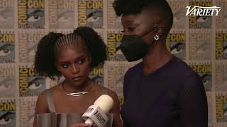 Danai Gurira On Working Through The Loss of Chadwick Boseman On The Set Of Wakanda Forever [upl. by Ecirtal]