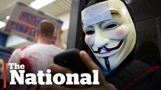 Anonymous follows through on a threat [upl. by Anev]