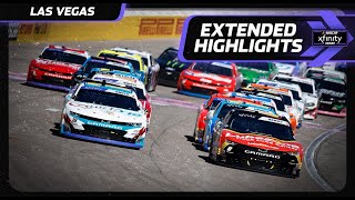 Firsttime Xfinity Series winner hits the jackpot at Las Vegas  Extended Highlights [upl. by Roehm764]