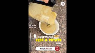 Soup Maker Leek amp Potato Soup shorts [upl. by Nirehtac]