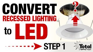 Convert my Recessed Lighting Downlight with LED Trims  Identifying if your housing can will work [upl. by Parish]