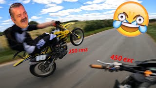 ARSOUILLE EN 450 EXC X 250 RMZ 🤯🔥 4K POV [upl. by Icak658]