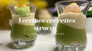 Recette verrines avocat crevettes délicieuse pour apéritif 🍤🍤تحضير ڤرين بالجمبري و الافوكادو [upl. by Ttehc]