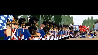 Bavaria amp Saxony vs Modena Hesse amp 6e  Roblox Napoleonic Wars [upl. by Agrippina]