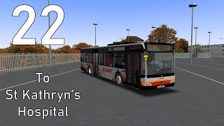 OMSI 2  MercedesBenz O530 Citaro  Bowdenham Svc 22 to St Kathryns Hospital [upl. by Prichard]