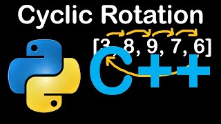 Cyclic Array Rotation in Python and C Codility Solutions Lesson 2 [upl. by Yraunaj]