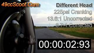 Project 49  Increasing Compression  49cc TwoStroke Scooter Performance [upl. by Umont]