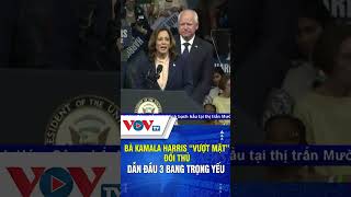 Bầu cử Mỹ Bà Kamala Harris quotvượt mặtquot đối thủ dẫn đầu tại 3 bang trọng yếu  VOVTV [upl. by Cahan554]