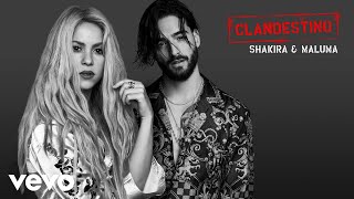 Shakira Maluma  Clandestino Audio [upl. by Jacquet]