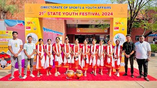 KUNBI DANCE  GURUDEV KALA SANGH USGAO  GOAN FOLK DANCE  21st STATE YOUTH FESTIVAL 2024 [upl. by Carrew]