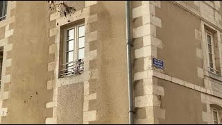 VIDEO Incendie dans un immeuble à Poitiers  quatre victimes dont lune en urgence absolue [upl. by Aihsitan]