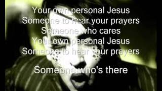 Marilyn Manson  Personal jesus Lyrics [upl. by Lobel700]