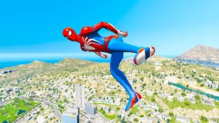 GTA 5 Epic Ragdoll GREEN SPIDERMAN VS RED MINIONVS GREEN HULK Euphoria Physics amp Funny Fails [upl. by Alleda]