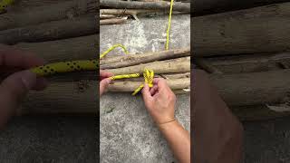 Remember This Knot to Bundle Long Objects [upl. by Enrev]