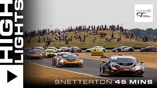 EXTENDED HIGHLIGHTS  Snetterton  Intelligent Money British GT Championship [upl. by Gaulin]