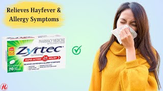 Zyrtec Rapid Acting Allergy Antihistamine amp Hayfever Tablets  Relieves Hayfever amp Allergy Symptoms [upl. by Jorrie]