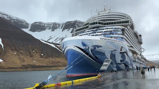 NCL Prima  Northern Europe Cruise  Day 2  Isafjordur Iceland May 2024 [upl. by Yesnnyl]