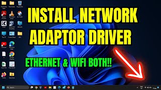 StepbyStep Installing Network Adapter Driver on Windows 11 [upl. by Jilly595]