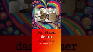 Das ZimmerThe Room 2 deutsch germany lernedeutsch english learningenglish almanca motivation [upl. by Yellas]