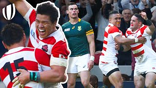 The greatest upset in rugby history 🤯  South Africa v Japan  Final Minutes  Rugby World Cup 2015 [upl. by Noxin451]