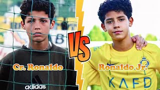 Cristiano Ronaldo VS Cristiano Ronaldo Jr Transformation ★ From Baby To 2024 [upl. by Eerdna]