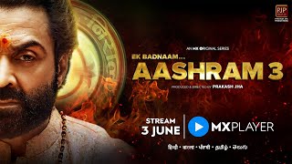 Ek Badnaam… Aashram Season 3  Official Trailer  Bobby Deol  Prakash Jha  MX Player [upl. by Nhguaved]