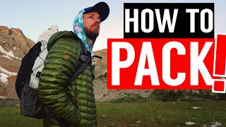 How to Pack a Backpack For MAX Efficiency [upl. by Detta]