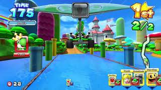 Mario Kart Arcade GP DX  Peach Castle with Yoshi Gameplay  TeknoParrot UI [upl. by Ellainad]