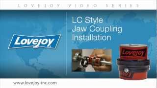 Lovejoy LC Style Jaw Coupling Installation Video [upl. by Anecuza826]