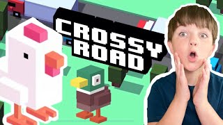 Why did the chicken cross the road  CROSSY ROAD gameplay with Ima [upl. by Uohk]