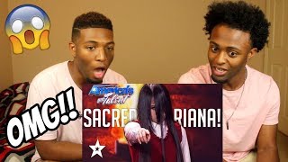 The Sacred Riana Frightening Scary Terrifying Magician Scares Mel B  Americas Got Talent 2018 [upl. by Ray]