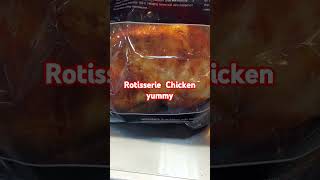 YUMMY ROTISSERIE CHICKEN asmr yummy shorts shortvideo [upl. by Ateikan]