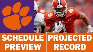 Clemson Football 2023 Schedule Preview amp Record Projection [upl. by Cosette977]