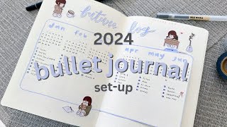 My 2024 Bullet Journal Setup  20 simple ideas [upl. by Corty]