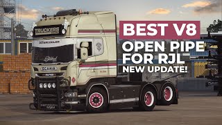 Ultimate Scania V8 Open Pipe Sound Mod Review Konstantinidis  ETS2 Gameplay by Izuan Bakar [upl. by Aokek232]