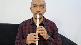 Bagimu Negeri  Tutorial Recorder Not Angka [upl. by Daile]