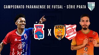 CAMPEONATO PARANAENSE DE FUTSAL SÉRIE PRATA  PARANÁ CLUBE X RIO BRANCO APAF [upl. by Emolas]