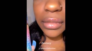 NEED this Gloss J Nova Collection Euphoria Glam Gloss Try On [upl. by Ardnnek]