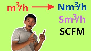 Công thức Chuyển đổi đơn vị m3h sang nm3h Sm3h SCFM  Chuẩn nhất [upl. by Auhsot501]