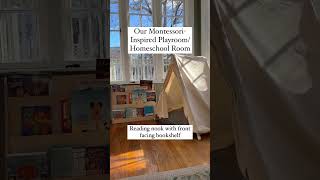 Our Montessori inspired playroomhomeschool room montessoriathome montessori [upl. by Eibob]