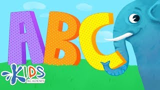 ABC Letters for Kids  Full English Alphabet for Preschool amp Kindergarten  Kids Academy [upl. by Eatnuahc]