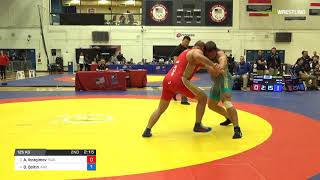 Mens Freestyle 125 ConsiSemis  Adlan Ibragimov RUS vs Oleg Boltin KAZ [upl. by Sholley]